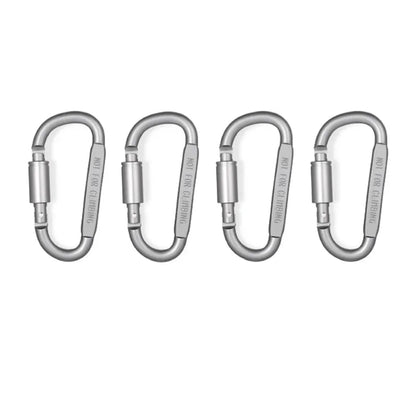 4-6PCS Carabiner Set For Key Camping Survival EDC Outdoor Keychain Clip  Alloy Aluminum Tactical Caribiner Hook Karabiners Beauty World Shop
