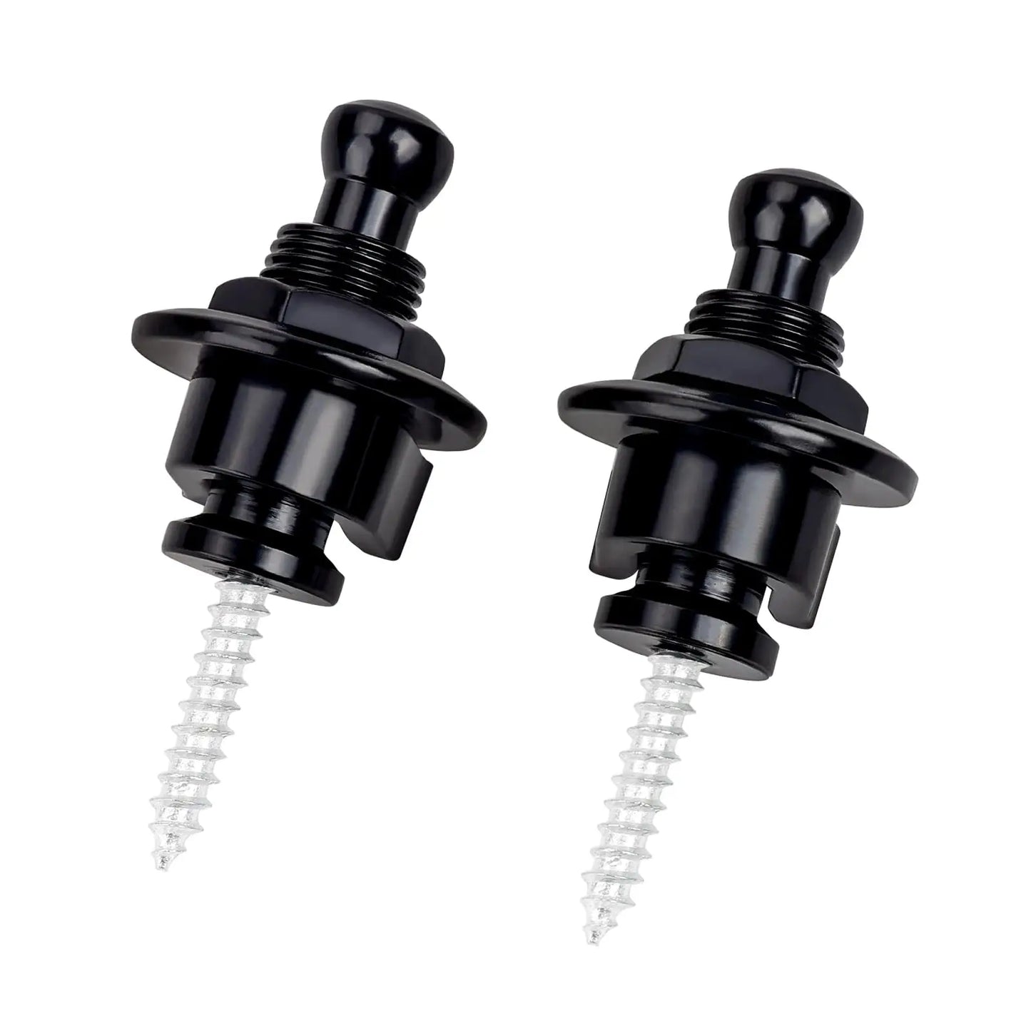 Guitar Strap Buttons Pins 1/2PCS 3 Color For Choose Premium Guitar Strap Locks Metal Security Strap Buttons Metal End Pins Beauty World Shop