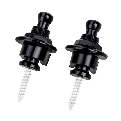 Guitar Strap Buttons Pins 1/2PCS 3 Color For Choose Premium Guitar Strap Locks Metal Security Strap Buttons Metal End Pins Beauty World Shop