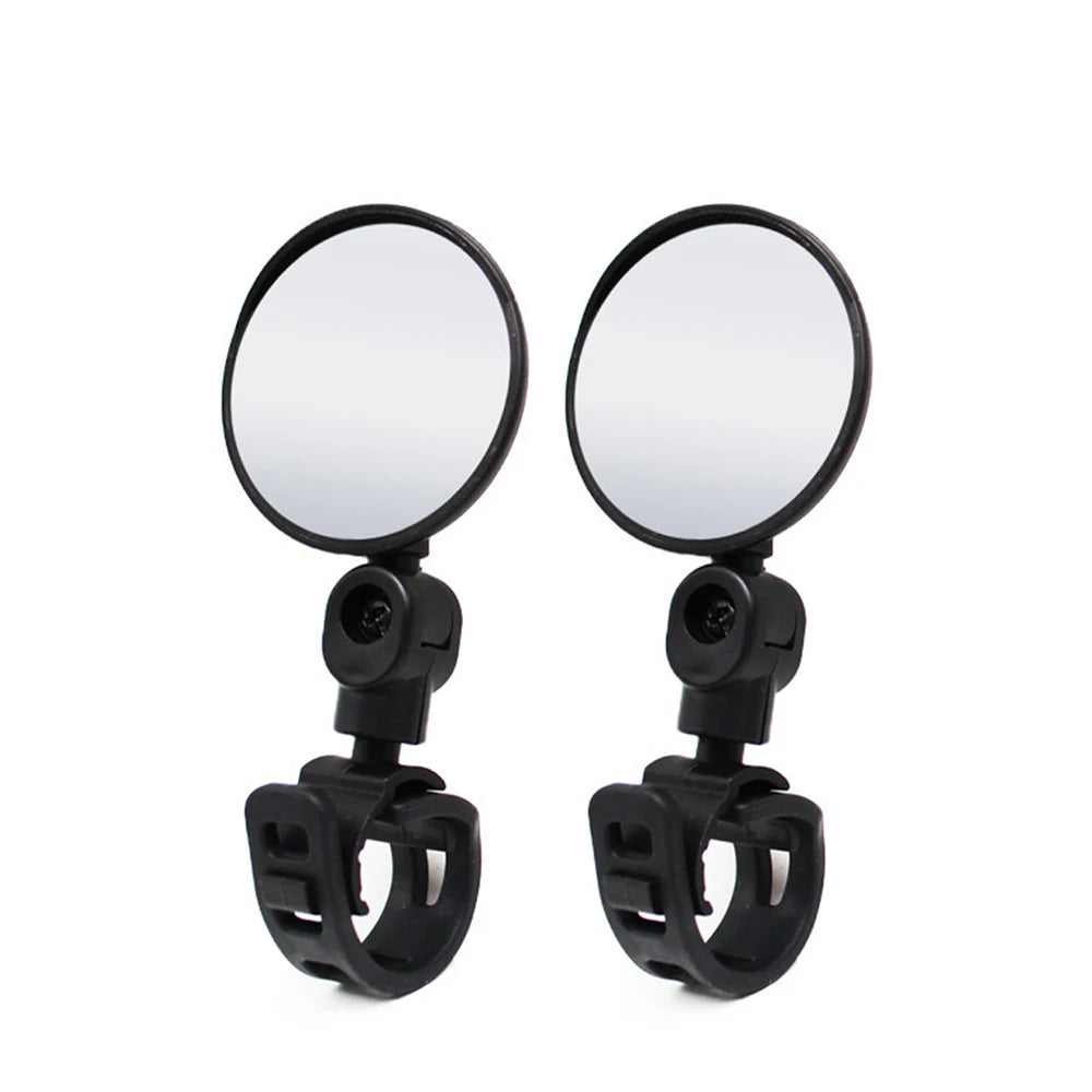 2PCS Bicycle Rearview Mirror 360 Degree Adjustable Rotatable Universal Cycling Handlebar Rear View Mirrors for MTB Road Bike Beauty World Shop