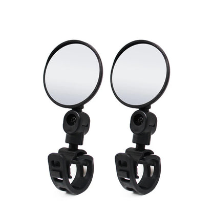 2PCS Bicycle Rearview Mirror 360 Degree Adjustable Rotatable Universal Cycling Handlebar Rear View Mirrors for MTB Road Bike Beauty World Shop
