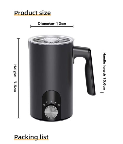 Electric Milk Frother Milk Foam Machine Automatic Milk Foamer for Cappuccino Coffee Latte 5in1 Electric Milk Frother Foam Maker Beauty World Shop