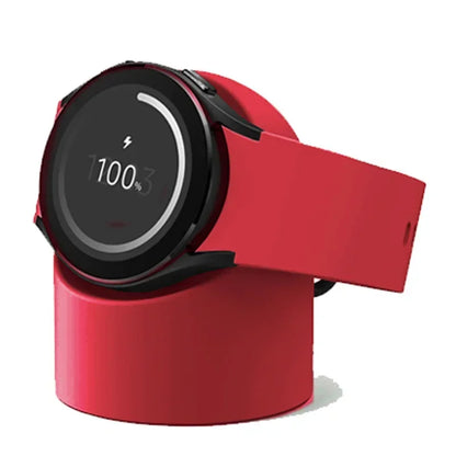 Compatible with Samsung Galaxy Watch 7 6 5 Charger Stand 40 44 46mm Galaxy Watch 5Pro Charger silicone Stand Charging base Beauty World Shop