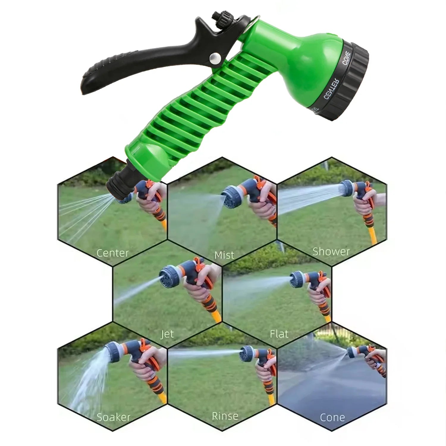 Many Pattern Garden Water Gun Hose Nozzle Mutifunctional Household Car Washing Yard Water Sprayer Pipe Tube Nozzle SprinkleTools Beauty Trend Shop