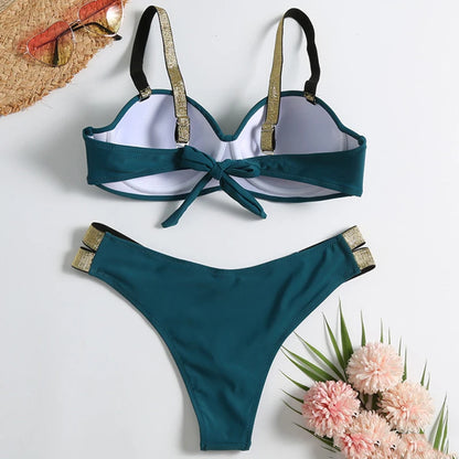 Summer Sexy Bikinis Push Up Swimsuits Women's Swimwear For Female Beach Swim Wear Bathing Suits Brazilian Bikini Set Pool Bather Beauty World Shop