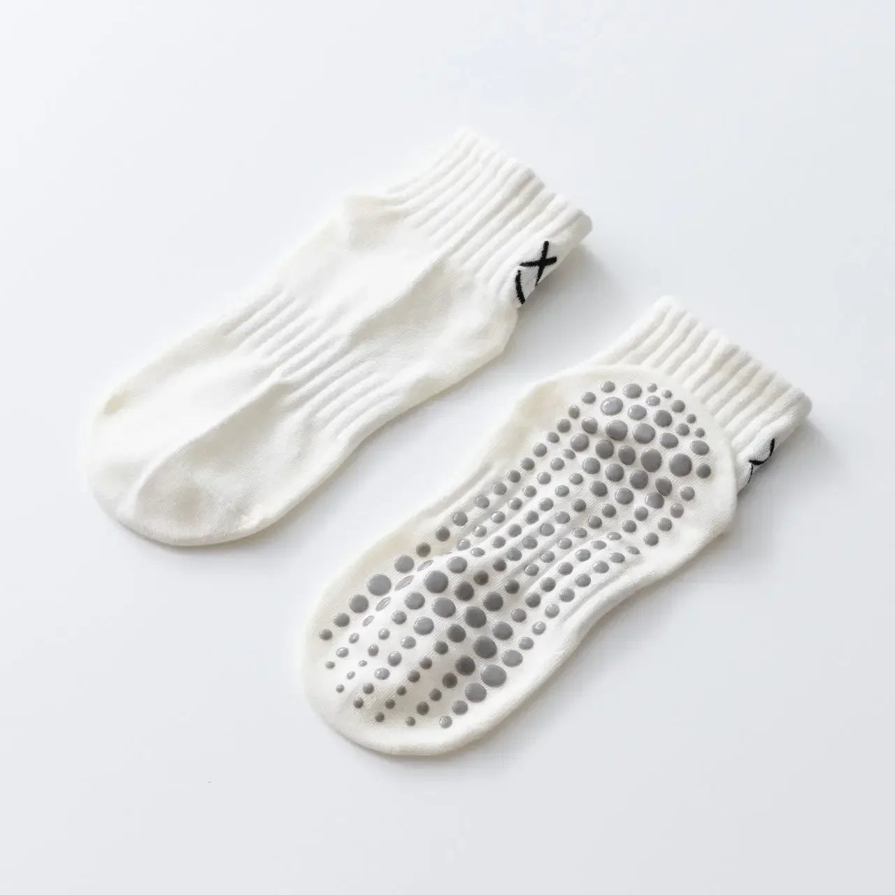 Simple Non-slip Breathable Yoga Socks Women Pilates Socks  Indoor Dance Fitness Gymnastics Professional Training Sports Socks Beauty World Shop