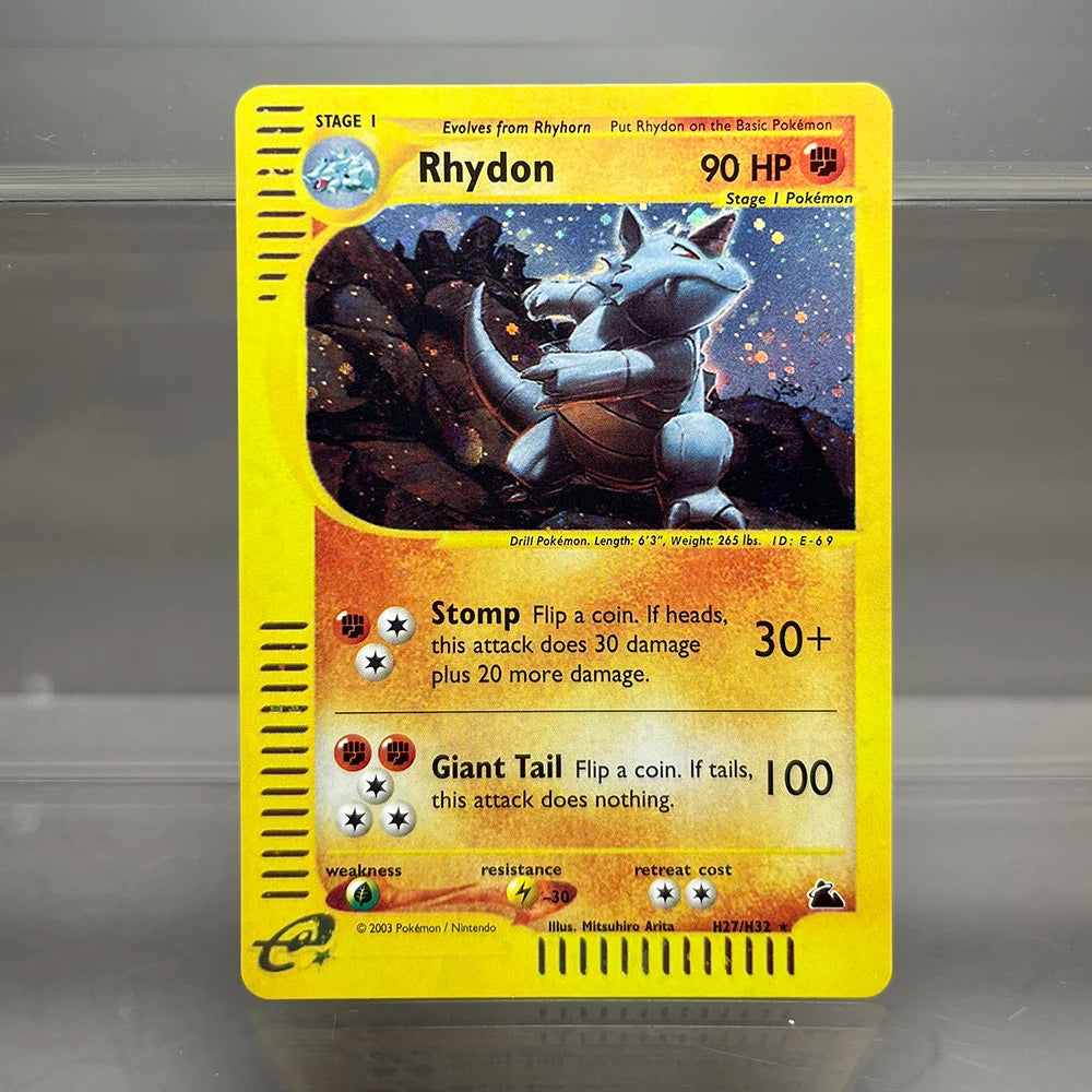 PKM Cards Charizard Steelix Celebi Single Foil Cards Magneton Gengar Classic Game Collection Cards PTCG Proxy Cards Beauty World Shop
