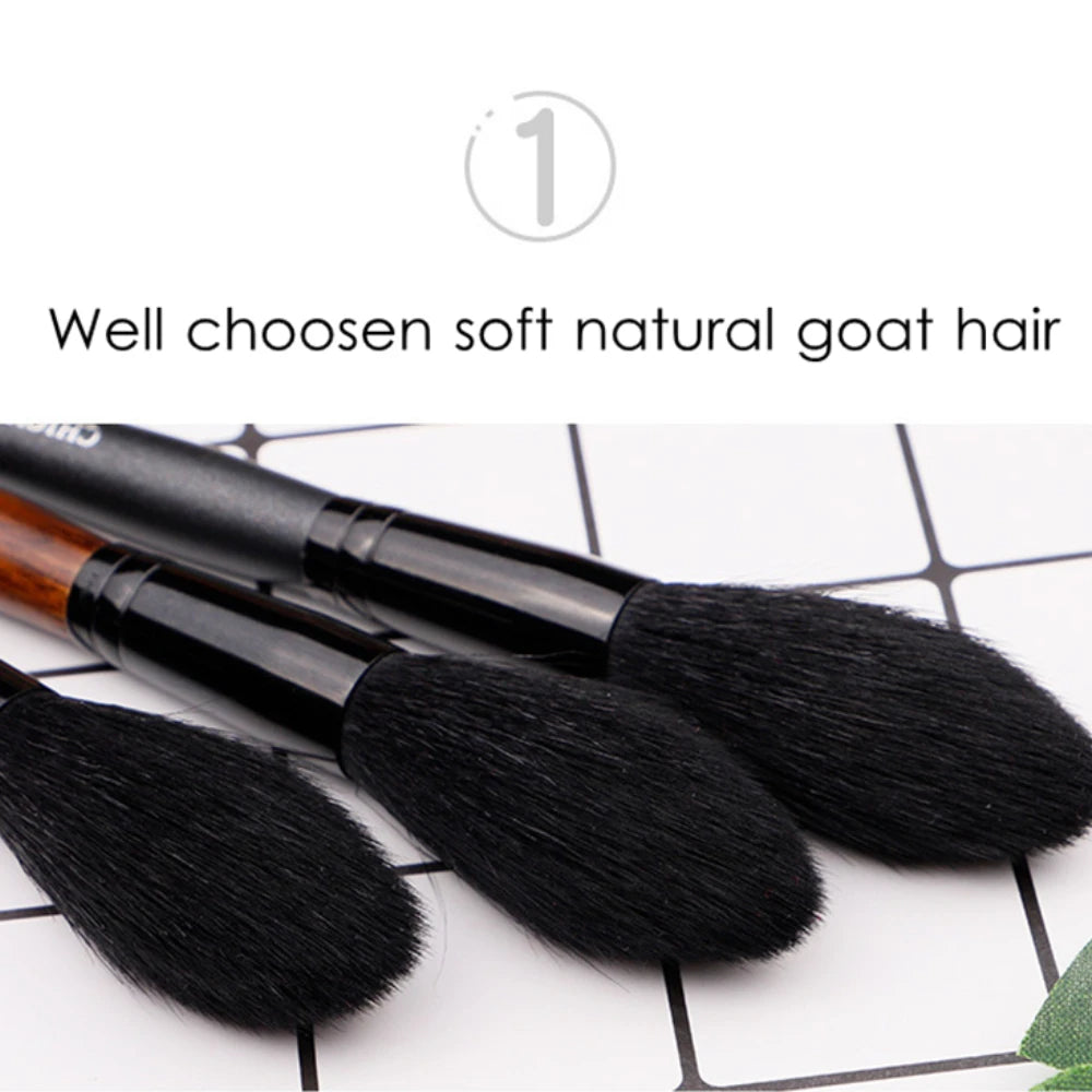 Professional Goat Hair Face Makeup Highlighter Blending Brush Long Handle Blush Brush Concealer Brush Beauty Makeup Tools Beauty World Shop