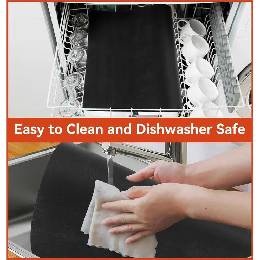 Oven Liners for Bottom of Electric Gas Oven Reusable Non-Stick Teflon Protector Mat Heat Resistant Grill Mats Beauty World Shop