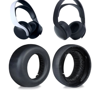 1Pair Earpads PU Leather Memory Foam Ear Pads Cushions Cover For SONY PS5 PULSE 3D Headset Headphones Replacement Repair Parts