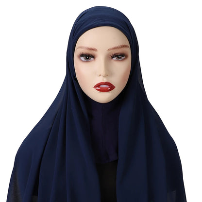 Full Cover Inner Muslim Chiffon Hijab Instant Scarf Islamic Cap Head Wear Caps Underscarf Bone Bonnet Headcover Beauty World Shop