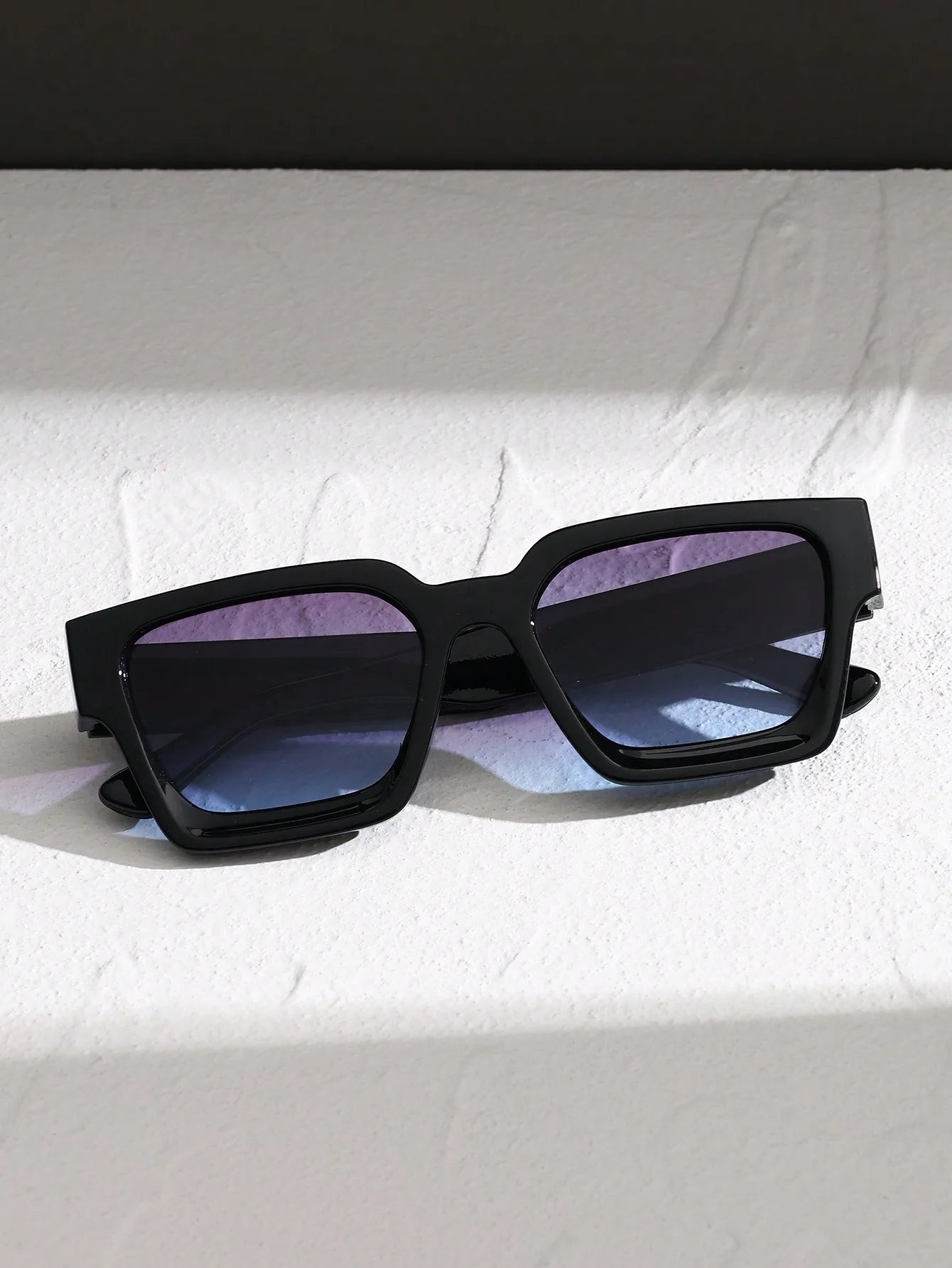 1/2 PC S Classic Fashion Square Plastic Frame Women Sunglasses For Men Daily Life Shades Eyewear Accessories. Beauty World Shop