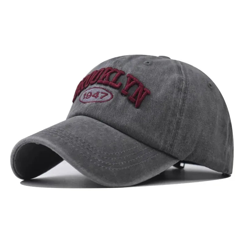 New Brooklyn Cotton Embroidered Baseball Hat Men'S And Women'S Hat Korean Version Hip-Hop Personality Cap Beauty World Shop