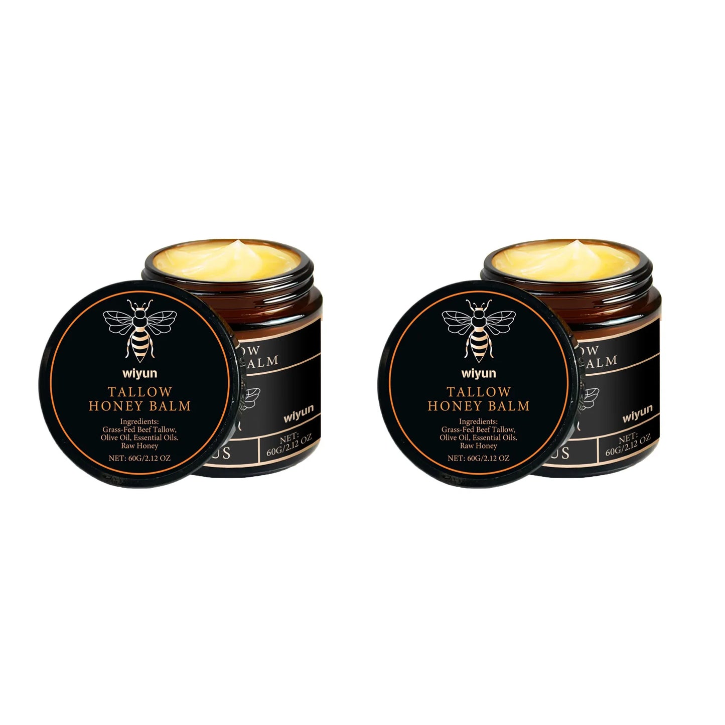 Beef Tallow Honey Cream Brightening Fade Dark Spots Remove Melanin Firming Non-Greasy Lasting Moisturizing Soothing Body Lotion Beauty World Shop