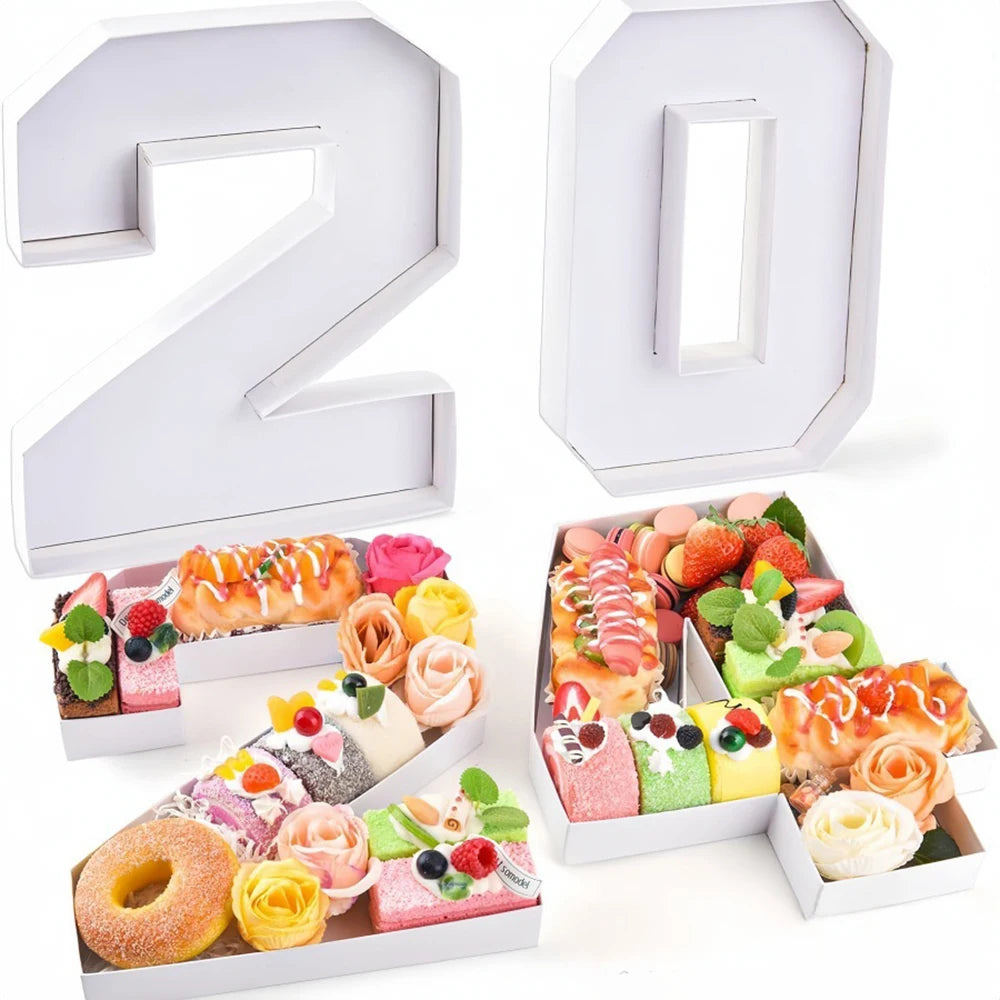 Digital Candy Box, Creative Snack Box, Birthday Party Decoration, Baby Shower Wedding Graduation Party Supplies Beauty World Shop