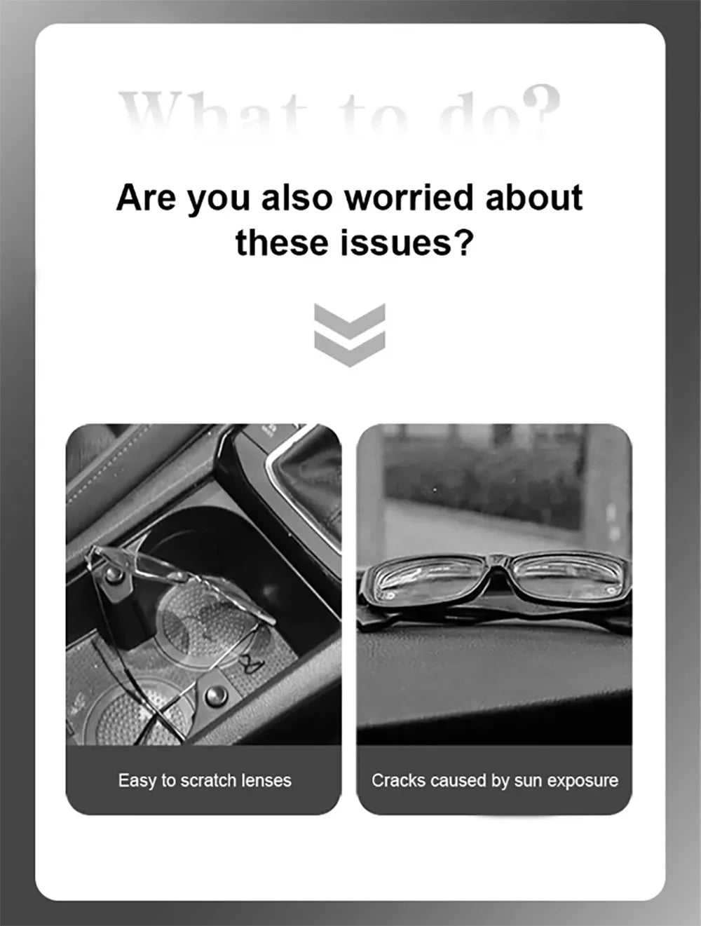 Car Glasses Case Auto Sun Visor Premium Suede Glasses Holder Wear-Resistant Sunglasses Protective Box Universal Cars Accessories Beauty World Shop