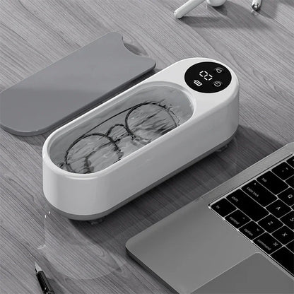 Portable Household Cleaning Machine, 450ml Clean Pod Ultrasonic Cleaner, Jewelry Cleaner Machine for Ring, Glasses, Makeup Brush Beauty World Shop