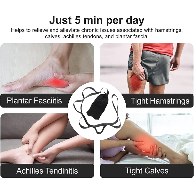 Yoga Stretching Bands Relieve Leg and Foot Tension, Yoga, Pilates, and Rehabilitation Training Leg and Foot Stretching Bands Beauty World Shop