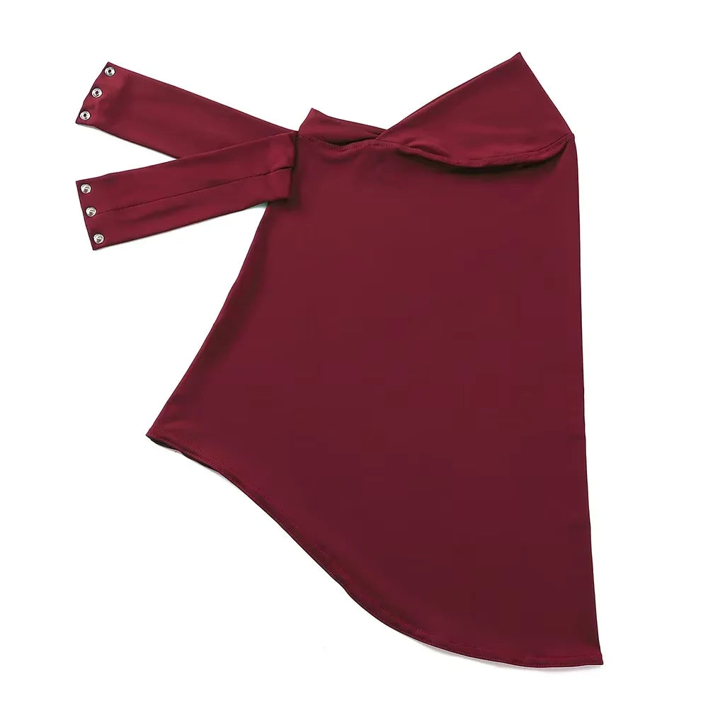 New Instant Jersey Hijab Undercap Hijabs for Woman Muslim Women Hijab Cap Full Cover Snap Fastener Head Wraps Scarf Islam Turban Beauty World Shop