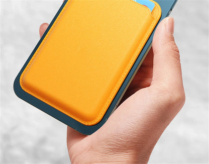 For Magsafe Leather Magnetic Wallet Case For iPhone 14 12 15 13 Pro Max Magnetic Card Bag Cover Samsung S23 S22 Ultra Accessory Beauty World Shop
