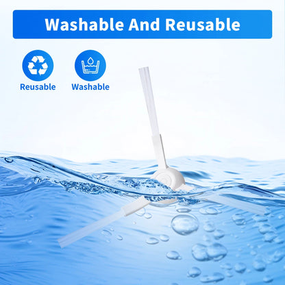 For Xiaomi Side Brush 3C Plus S20 D106 E10C E12 E10 B112 C103 Sweeping Robot Vacuum Cleaner Triangle Side Brush Spare Parts Beauty World Shop