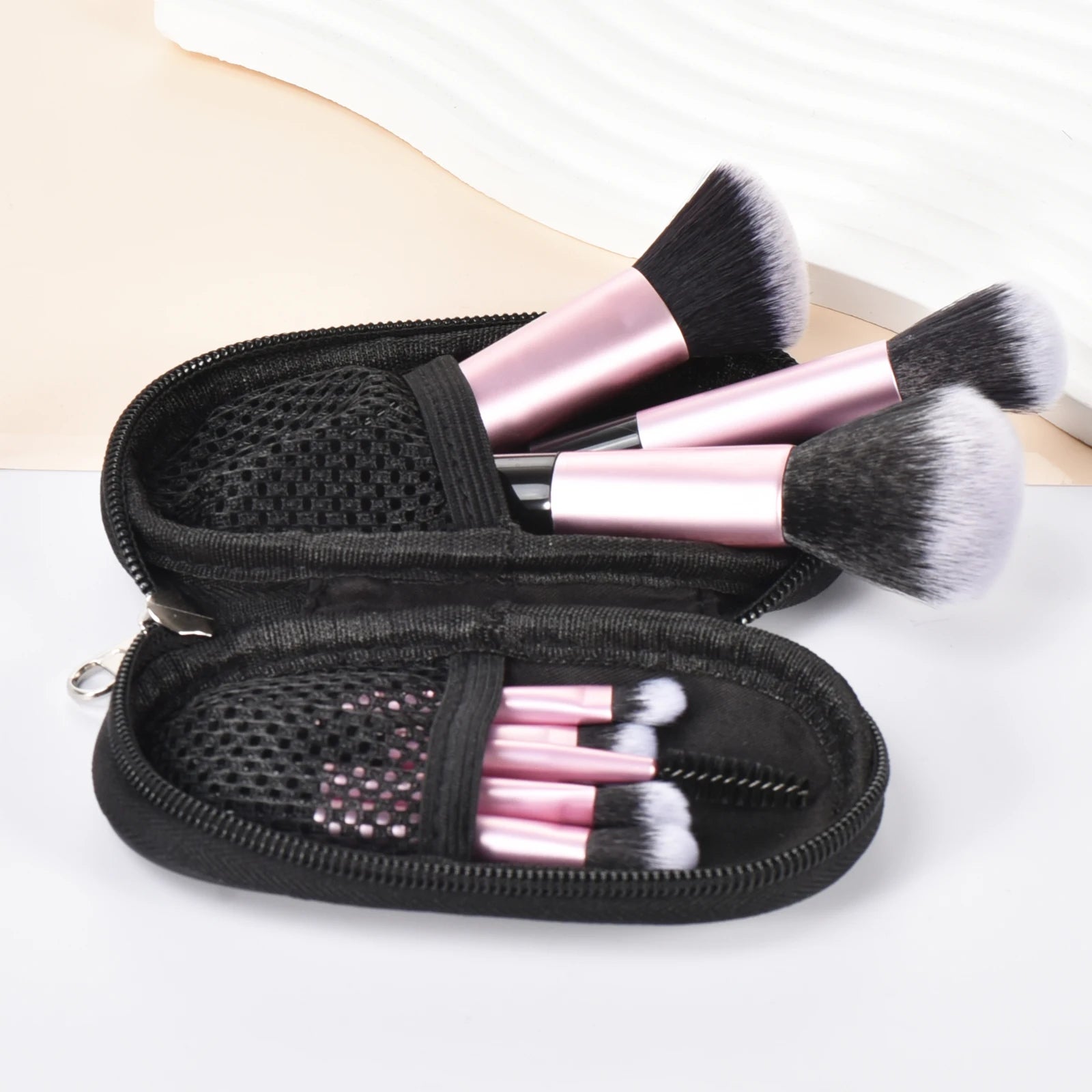 10 color Mini makeup brush Travel portable Makeup Tool Makeup Puff - Palm Brush Professional Makeup tool set Christmas gift Beauty World Shop