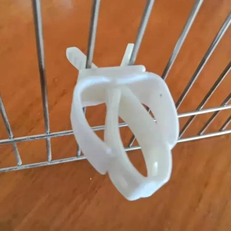 Cute Small Pet Bird Food Holder Parrot Fruits Vegetables Clip Cuttlefish Bone Feeder Device Clamp Bird Cage Accessories Oiseaux Beauty World Shop
