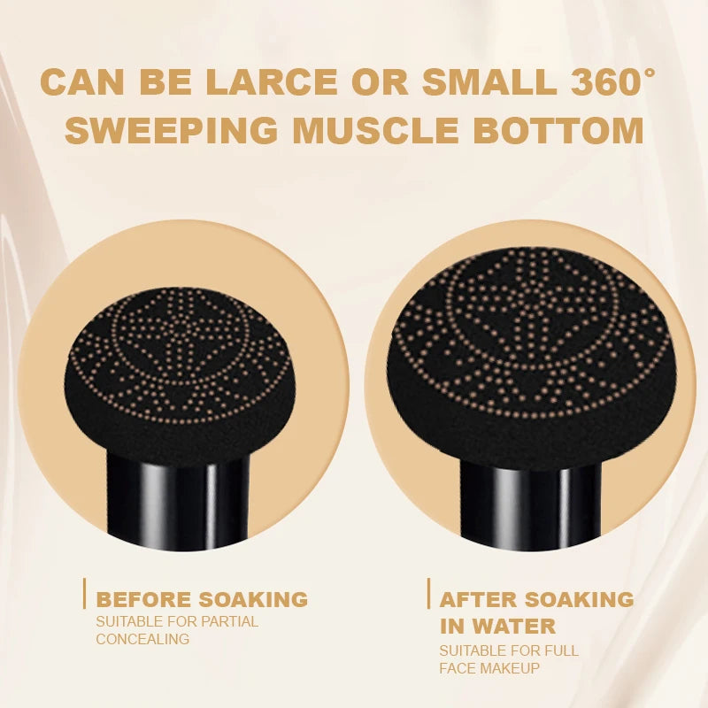 Ocheal BB Cream Air Cushion Compact Make Up Foundation Concealer Cream for Face Cosmetics Makeup Mushroom Head Puff Beauty World Shop