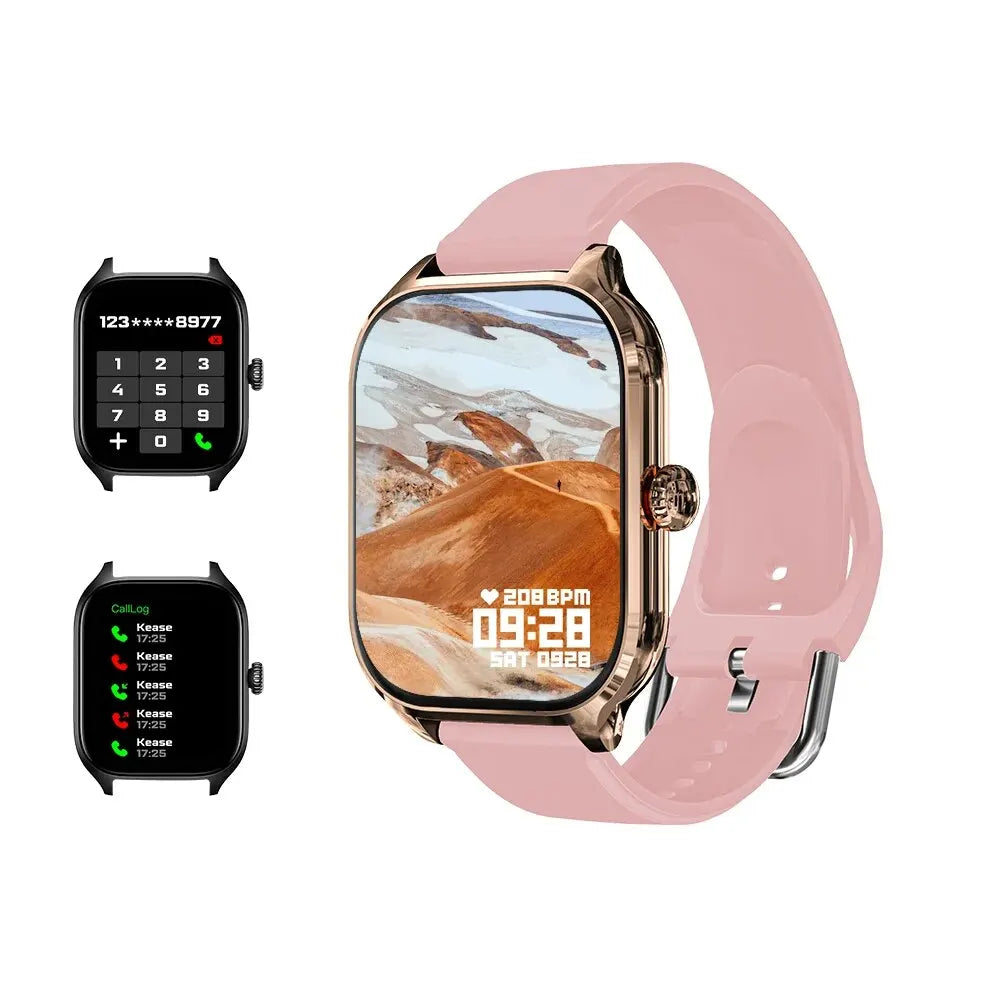 LAXASFIT H9 and H6 Smartwatch Dial to Answer Calls Calorie Tracking Heart Rate Blood Oxygen Monitoring Bluetooth Smart Watch Beauty World Shop