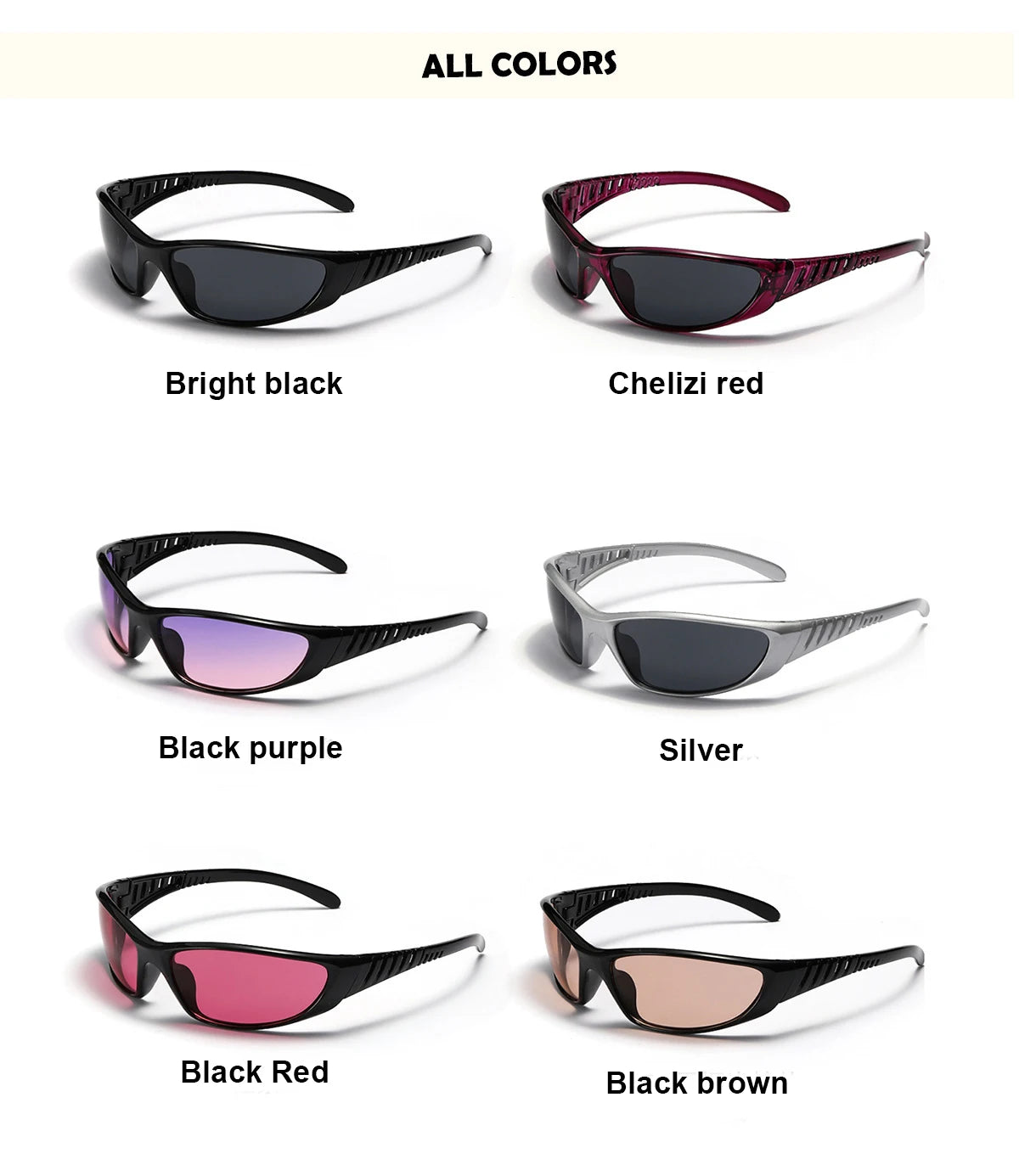 Y2K Silver Sunglasses Color Hollowed Out Future Sense Of Technology Hot Girls Net Red Sunglasses Women Sunglasses Trendy Men Beauty World Shop