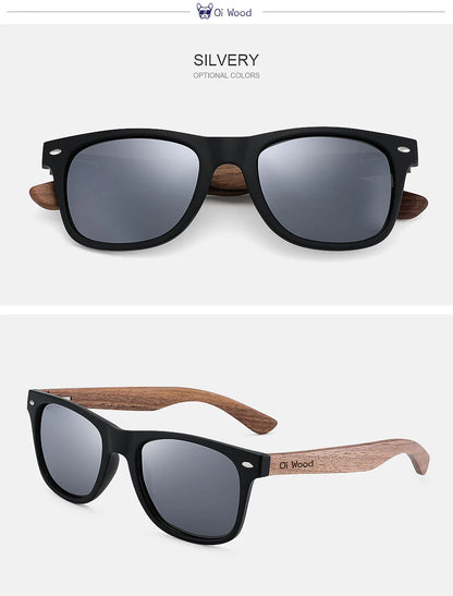 Oi Wood Brand Natural Wooden Sunglasses Men Polarized Fashion Sun Glasses Original Wood Oculos De Sol Masculino New TR90 Frames Beauty World Shop