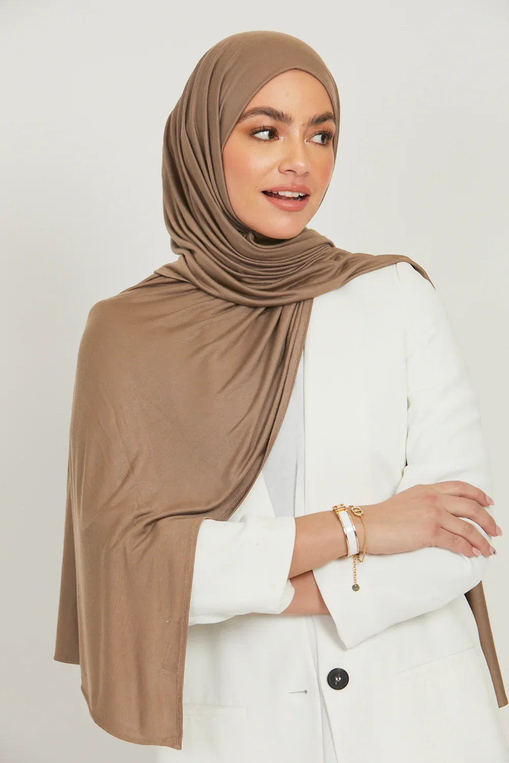 Muslim Jersey Hijab Scarf Women Long Solid Color Head Wrap For Women Hijabs Scarves Ladies Muslim Veil Jersey Hijabs Beauty World Shop
