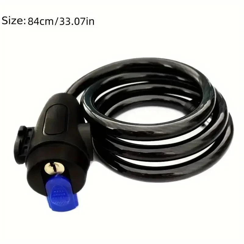 Heavy Duty Motorcycle Chain Lock Metal Anti Theft Bike Lock with 2 Keys for Maximum Security and Reinforcement of Bicycle Beauty World Shop