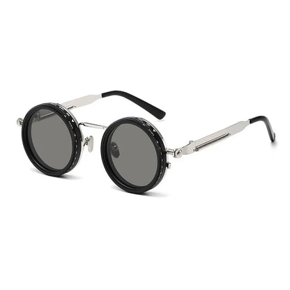 ND Dimming Glasses Polarized Sunglasses Men Women Round Retro Punk Driving Eyeglasses Outdoor Shades UV400 Adjustable Eyewear Beauty World Shop