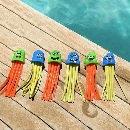 6 Pieces Jellyfish Dive Toys With Cute Expression Bath Toys  Pool Toys Swimming Pool Games for Toddlers Boys Girls Teens Adults Beauty World Shop