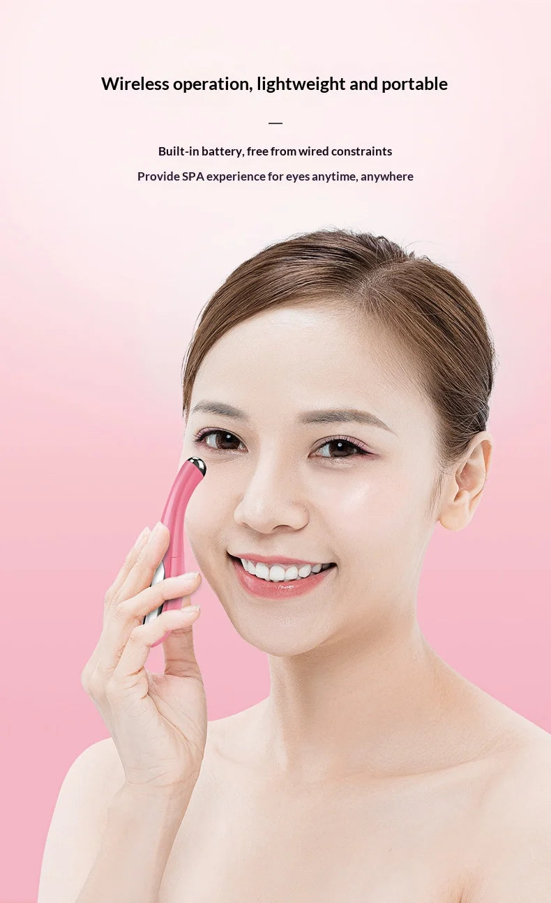 Electric Eye Massage Beauty Instrument Exquisite Eye Skin De-Bagging De-Watering Reduce Fine Lines Care Instrument Beauty World Shop