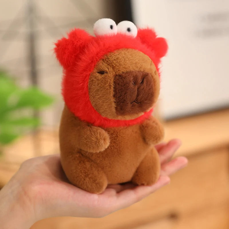 Capybara Plush Toy Pendant Keychain Capibara Cosplay Pokemon Pikachu Disney Stitch Sanrio Kuromi Plushies Stuffed Bag Decor Gift Beauty World Shop