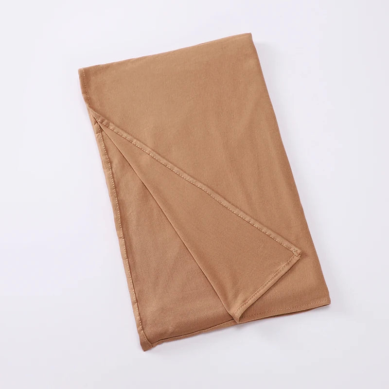 Premium Jersey Instant Hijab Good Stitch Stretchy Jersey Scarf Malaysia Wraps Plain Muslim Turban Headband Shawls Supplier Beauty World Shop