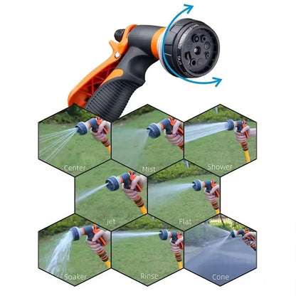 Many Pattern Garden Water Gun Hose Nozzle Mutifunctional Household Car Washing Yard Water Sprayer Pipe Tube Nozzle SprinkleTools Beauty Trend Shop