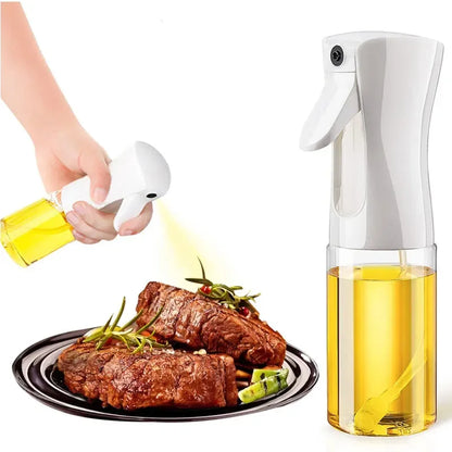 200/300/500ml Oil Spray Bottle BBQ Cooking Olive Oil Sprayer Plastic Baking Oil Spray Empty Bottle Vinegar Bottle Or  Oil brush Beauty World Shop