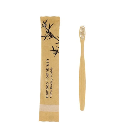 50/100Pcs Bamboo Children's Soft Bristled Toothbrush is Naturally Biodegradable And Reduces Plastic Waste,Making It Very Suitabl Beauty World Shop