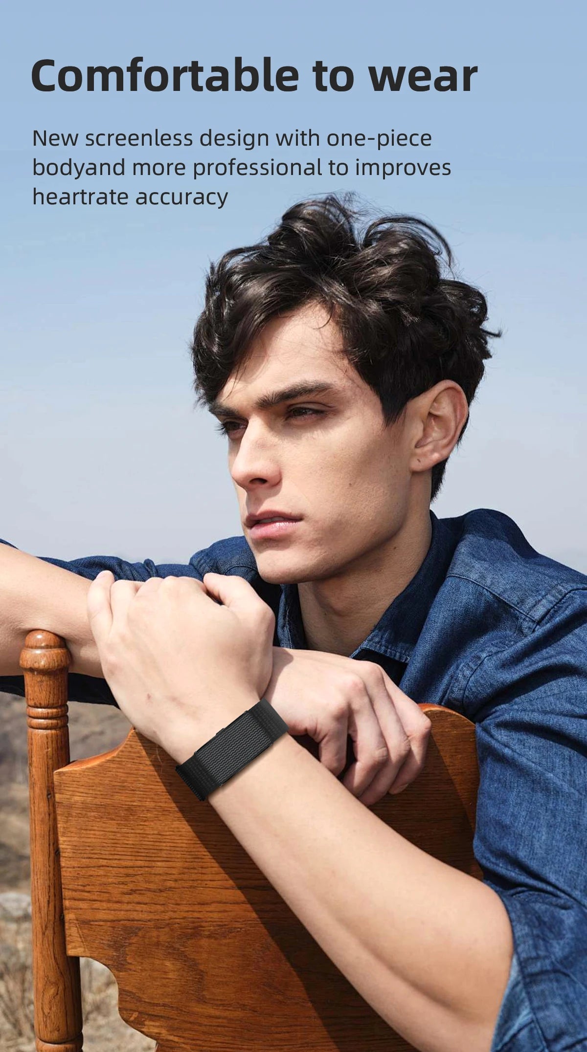 LIGE NO Screen Smart Wristbands With Heart Rate Sleep AI Health Monitor Report Smart Bracelet Incoming Call Notification Watches Beauty World Shop