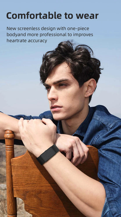 LIGE NO Screen Smart Wristbands With Heart Rate Sleep AI Health Monitor Report Smart Bracelet Incoming Call Notification Watches Beauty World Shop