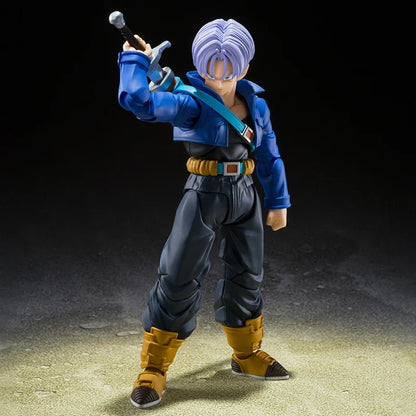 Anime Dragon Ball Z Figures Shf Super Saiyan Trunks Action Figure Collection Model 15cm Future Boy Torankusu Movable Toys Gifts Beauty World Shop