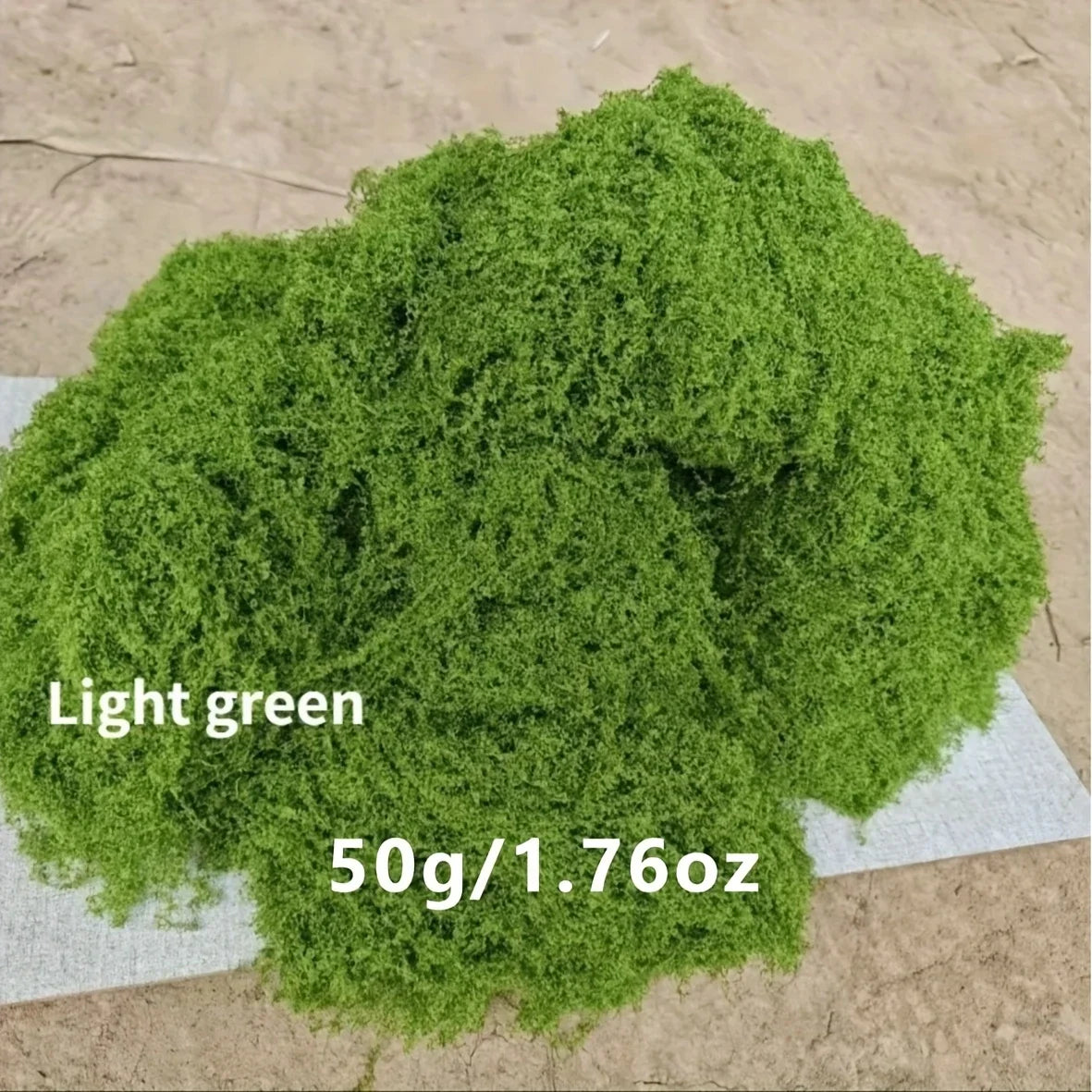 50g Fake Moss DIY Crafts Grass Artificial Moss Faux Preserved Moss Green Plants Home Room Garden Decor Mini Landscape Fake Grass Beauty World Shop