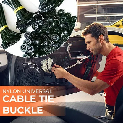 Cable tie buckle fixed through the core nail cable tie buckle mudguard fender inner lining trunk buckle Beauty World Shop