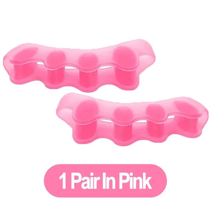 Protective Toe Separator Suitable Bunion Yoga Gel Silicone Hammer Toes Corrector for Women Men Straighteners Overlapping 1 Pair Beauty Trend Shop