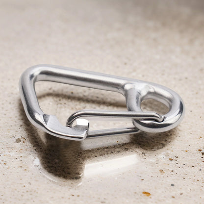 Scuba Diving Hook Stainless Steel Safety Diving Buckle Clip Camping Carabiner Simple Hook Hanging Buckle Snap Kayak Accessories Beauty World Shop