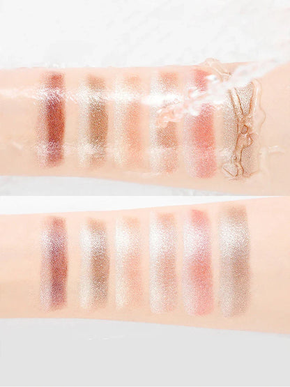 Gradient two-color eye shadow pen waterproof, sweat proof, not easy to smudge, pearlescent, fine shiny, lazy eye shadow s Beauty Trend Shop