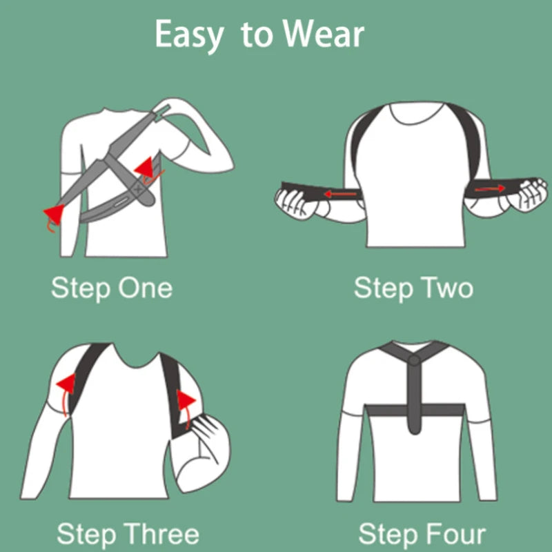 Adjustable Back Shoulder Posture Corrector Belt Clavicle Spine Support Reshape Your Body Home Office Sport Upper Back Neck Brace Beauty World Shop
